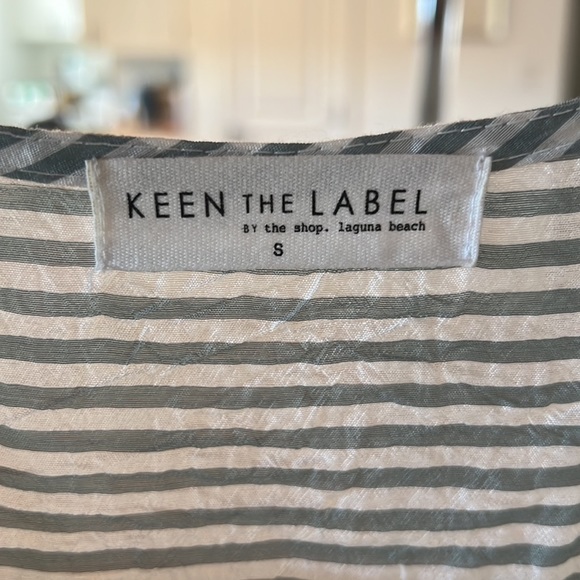 Aqua Stripped Jumpsuit - Picture 4 of 4